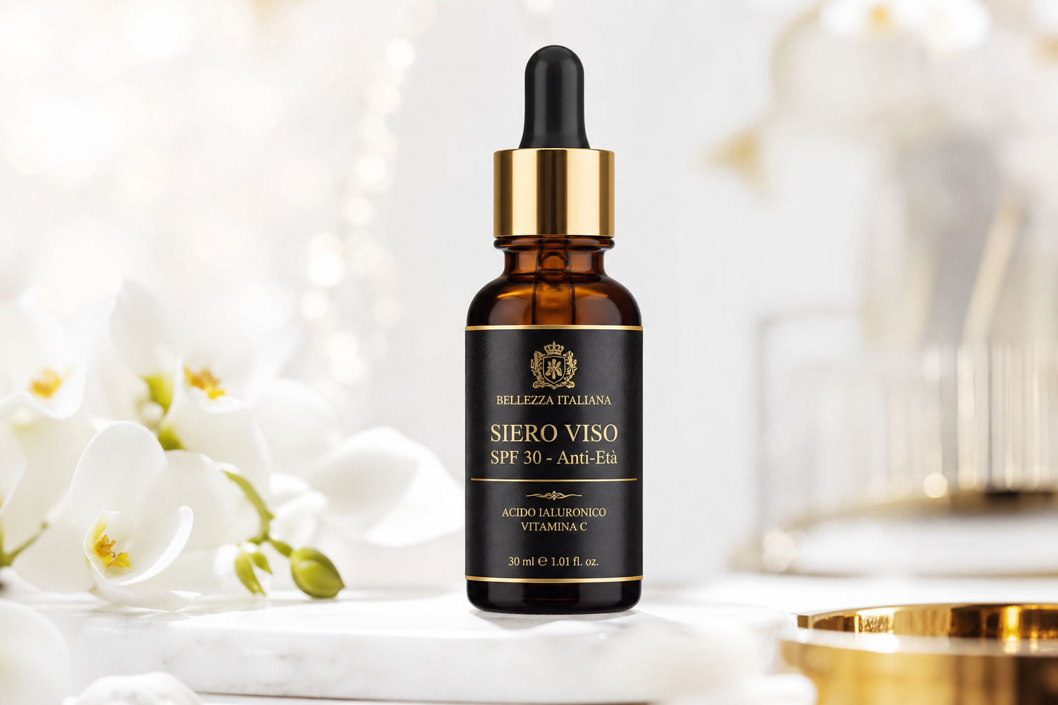 Siero Viso SPF 30 Anti-Età